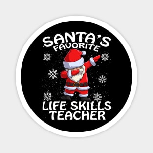 Santas Favorite Like Skills Teacher Christmas Magnet